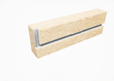 Blocks with horizontal and vertical necks